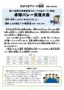 R7.9月_オープン競技：卓球バレーのサムネイル